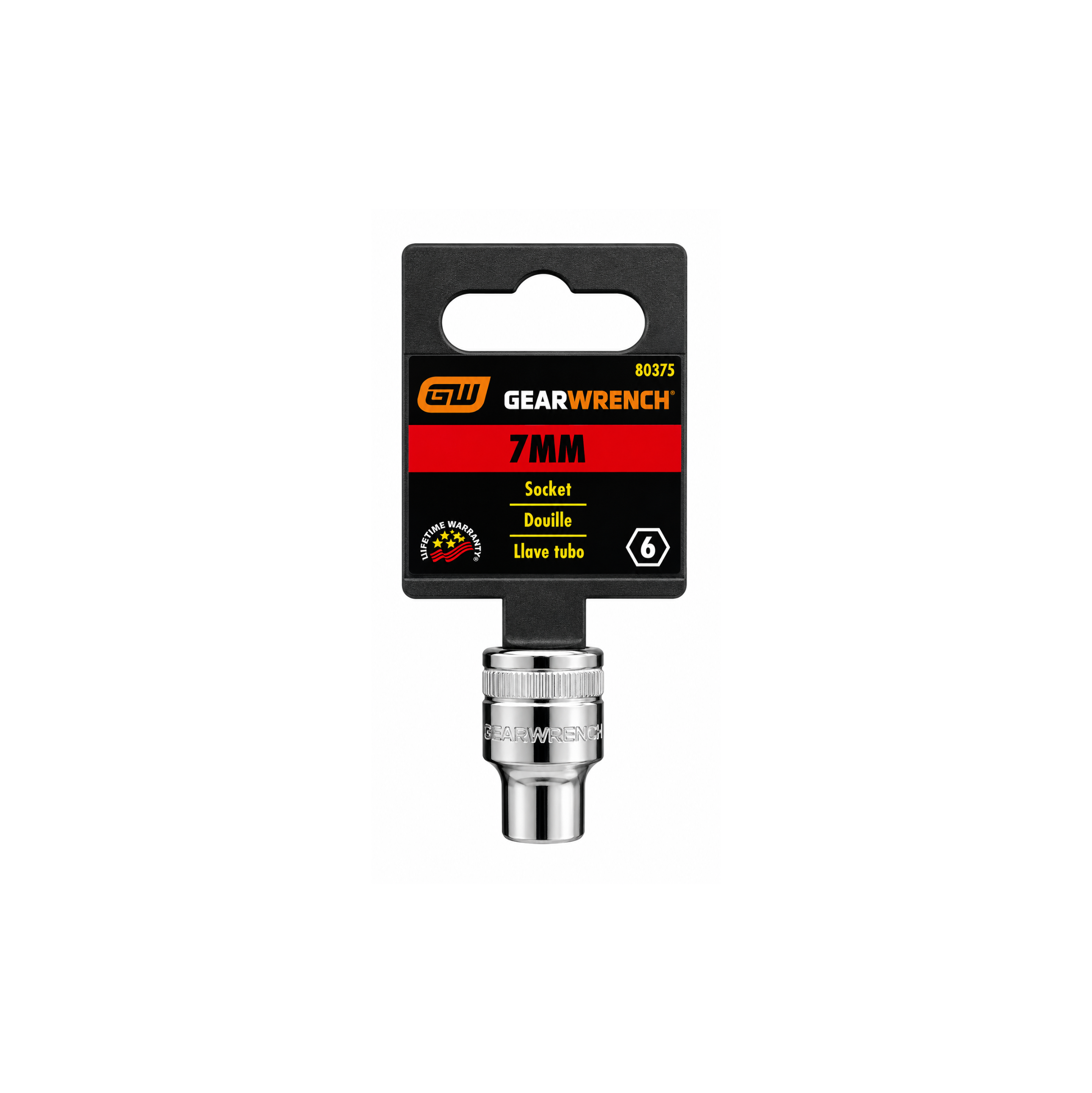 GEARWRENCH 7mm Metric Socket (Model 80375)