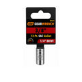 GEARWRENCH 3/8" SAE Socket, 12-Point, 1/4" Drive (Model 80216)