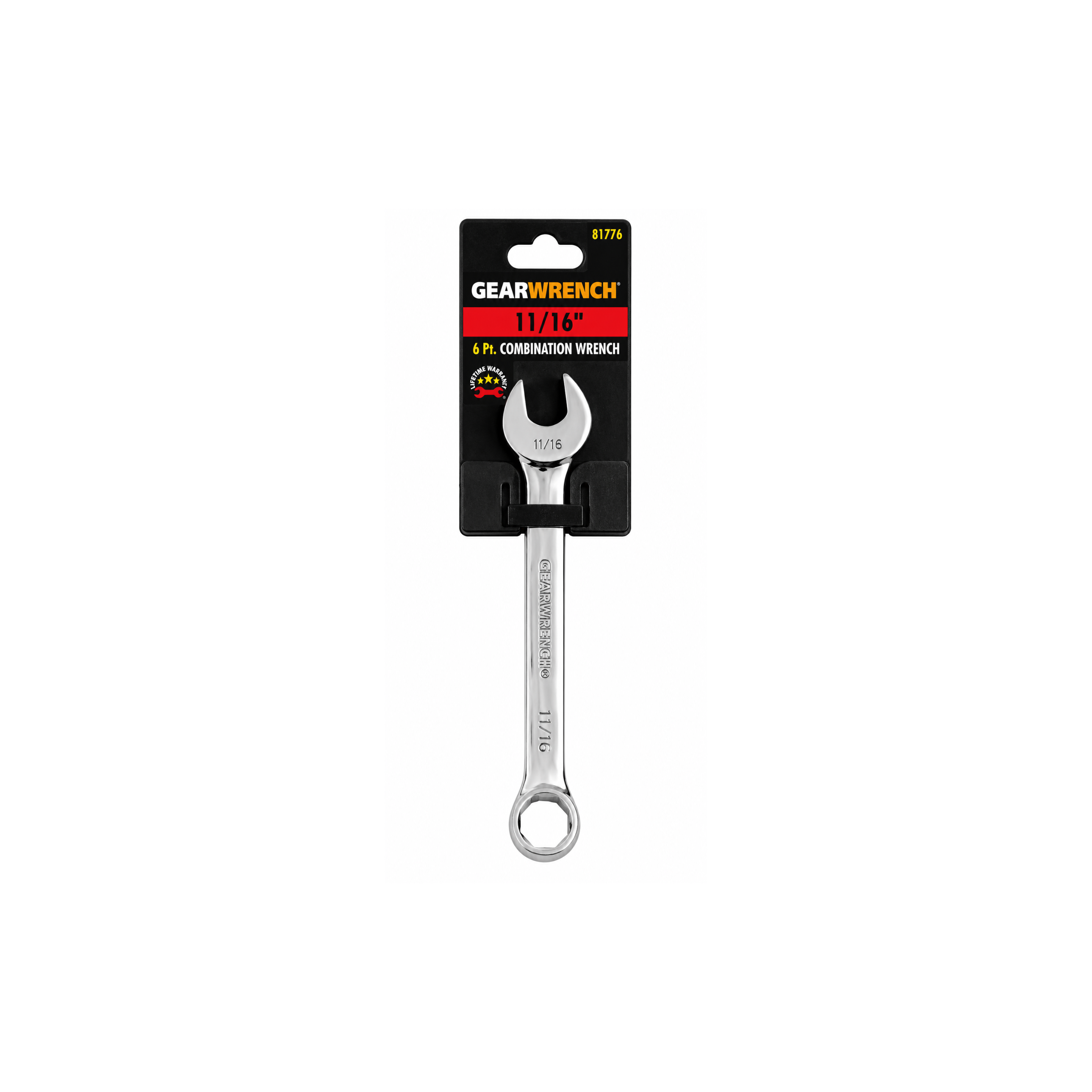 GEARWRENCH 11/16" 6-Point Long Pattern Combination Wrench (Model 81776)
