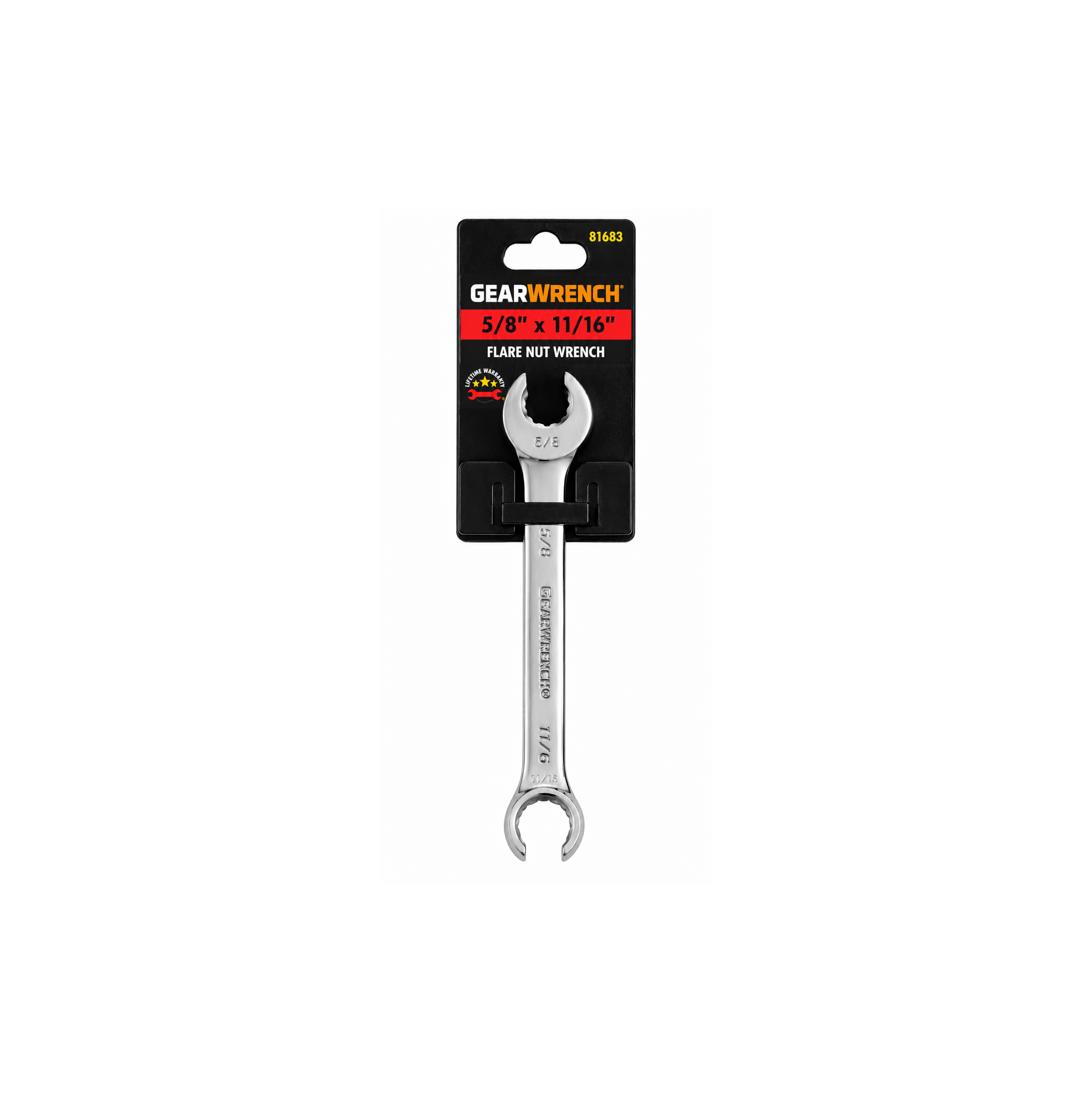 GEARWRENCH 5/8" × 11/16" Flare Nut Wrench (Model 81683)