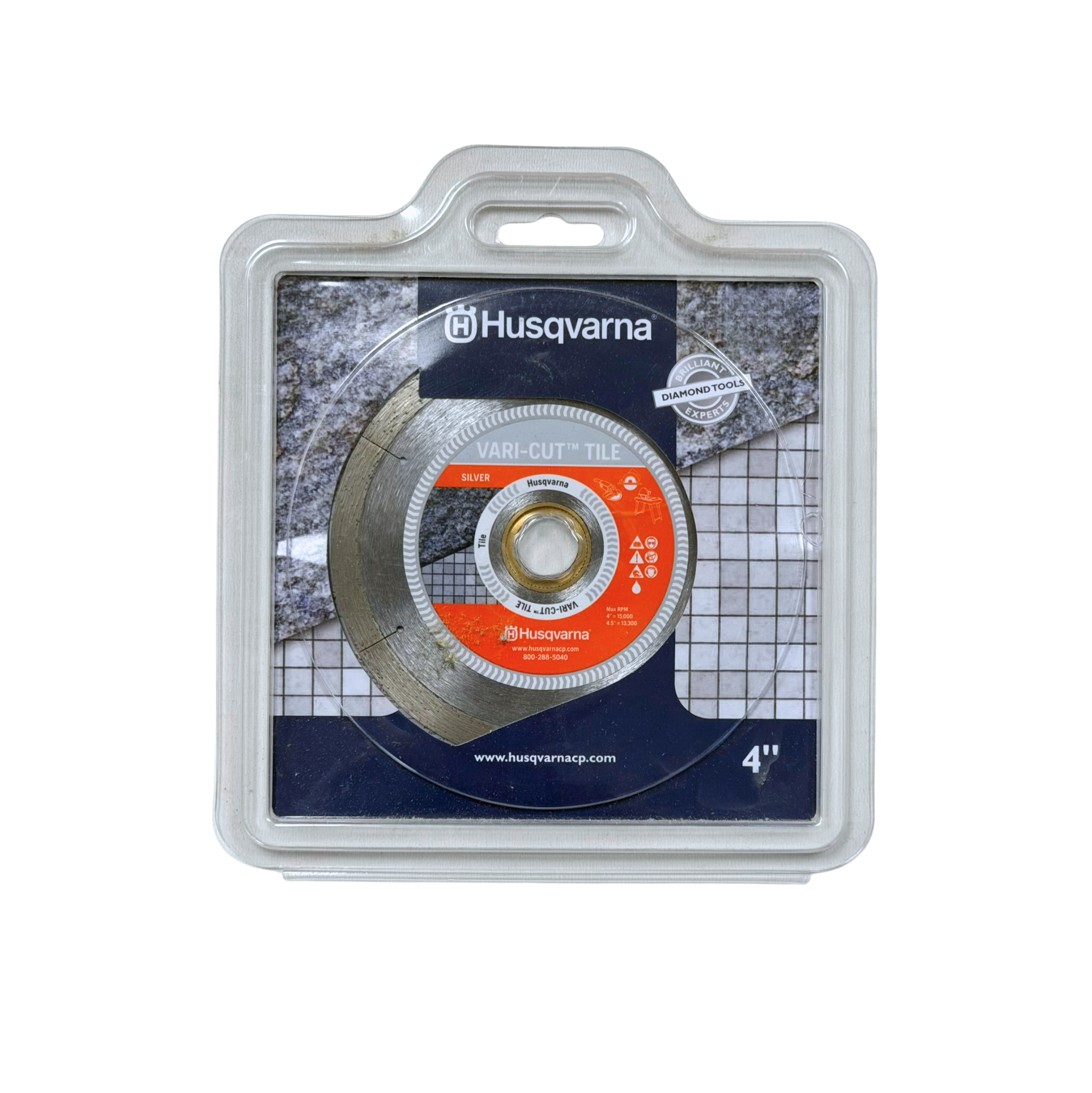 Husqvarna VARI-CUT TILE 4" Silver