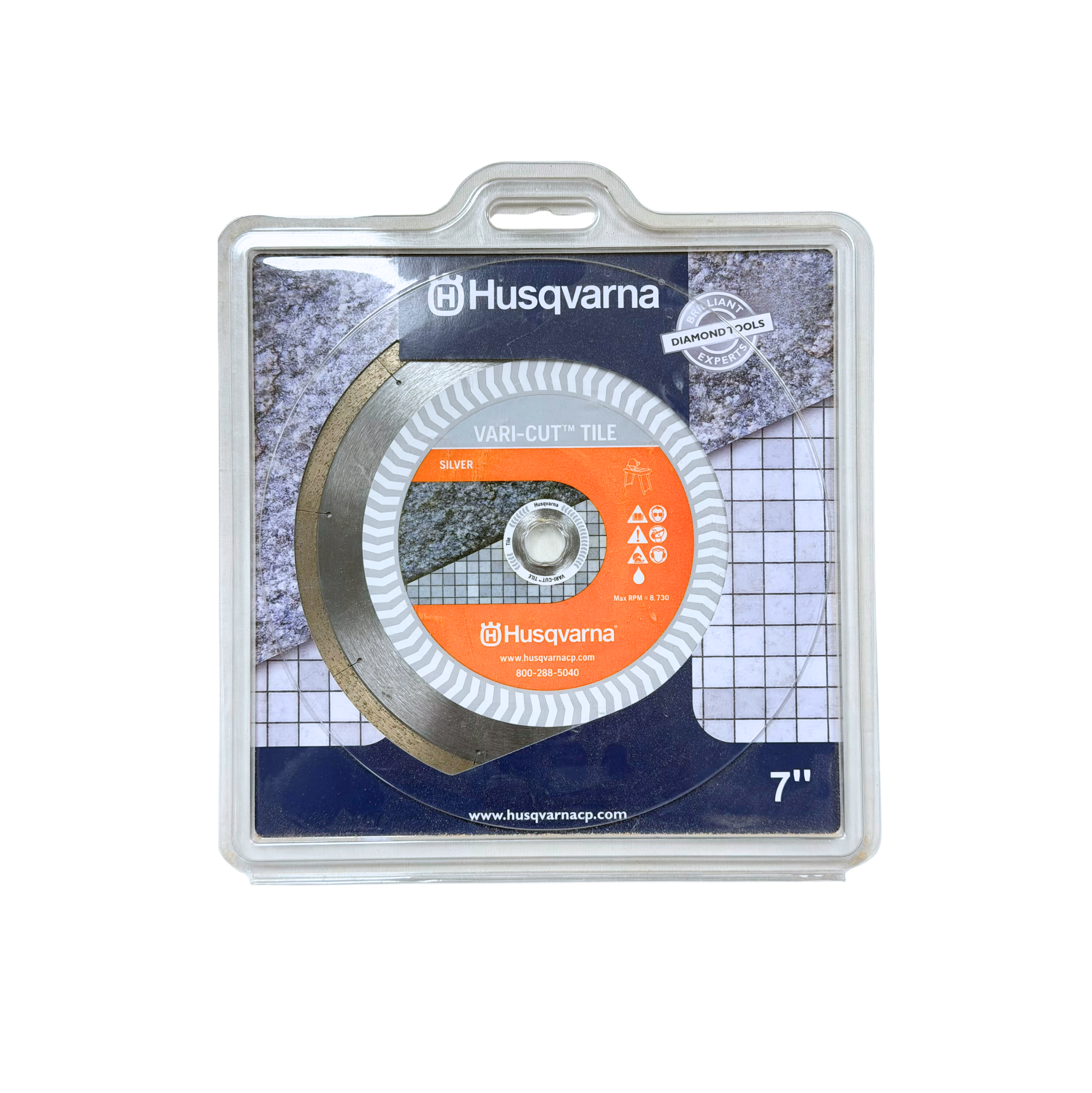 Husqvarna VARI-CUT TILE 7" Silver